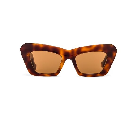 Loewe Accessories - Loewe Acetate Cateye Sunglasses in Blonde Havana & Brown